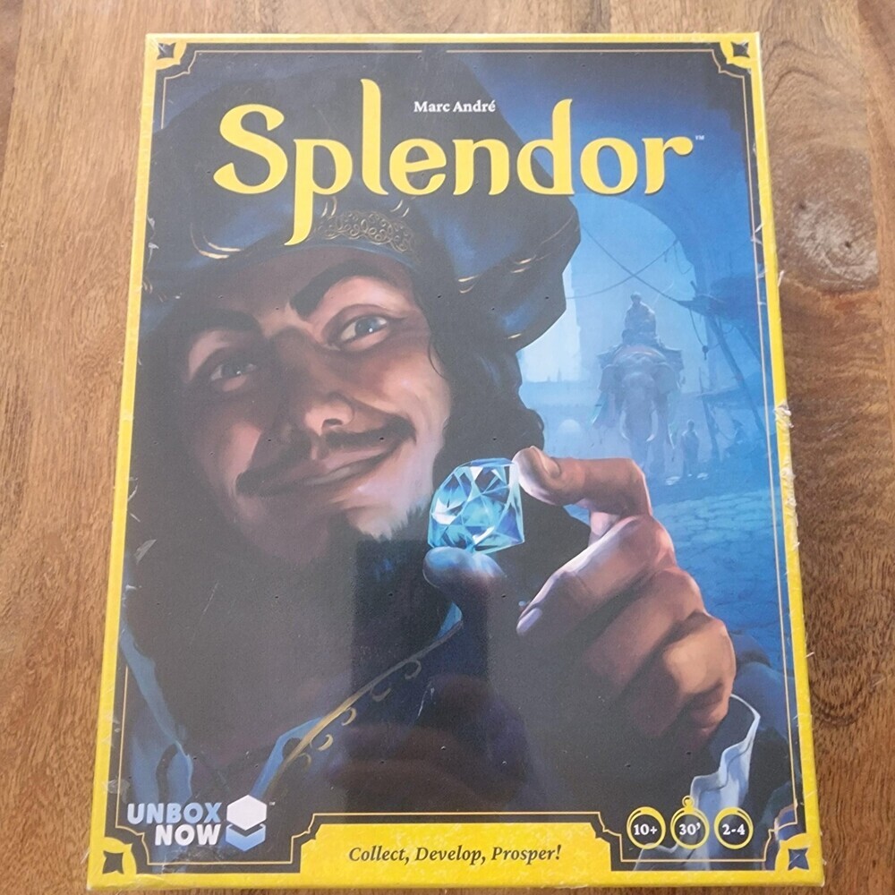 Space Cowboys Splendor Strategy Board Game 2-4 Players Ages 10+ New Sealed